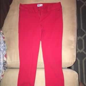 Old Navy Red Pixie Pants